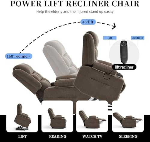 Power Lift Chair Recliners for Elderly - Image 4