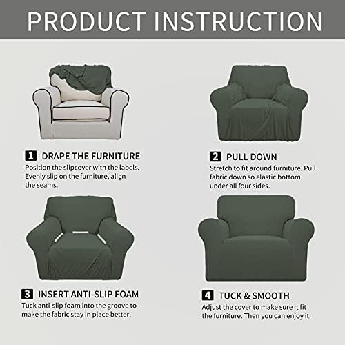 Easy-Going Stretch Oversized Chair Slipcover - Image 6