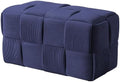 Cmishe 28" Rectangular Woven Corduroy Ottoman Footrest by Cmishe
