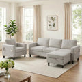 ijuicy 2PCS Sectional Sofa Set, 4 Seat Couch Set by ijuicy