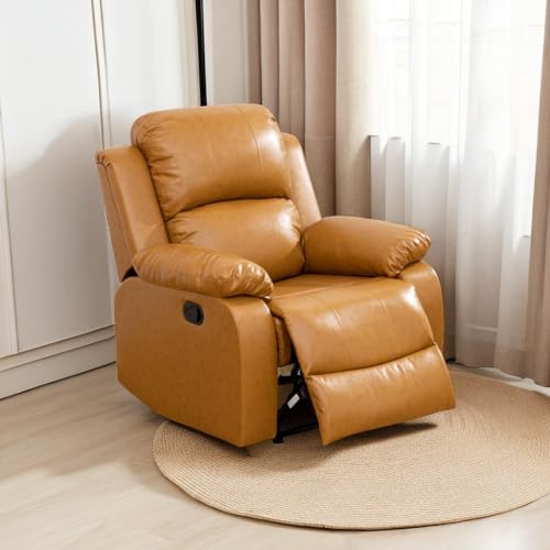 A Ainehome Living Room Furniture Set Bonded Leather Recliner Sofa Set Loveseat - Image 7