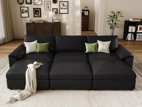 EASE MOOSE Modular Sectional Sofa Bed, Sectional Couch Sleeper by EASEMOOSE