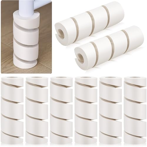 ReliThick 8 Pcs Bed Frame Toe Protectors 6" Bed Leg Covers by ReliThick