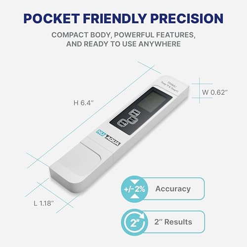 NU Aqua Digital Water Tester for Drinking Water Instant 4-in-1 TDS Testing - Image 6