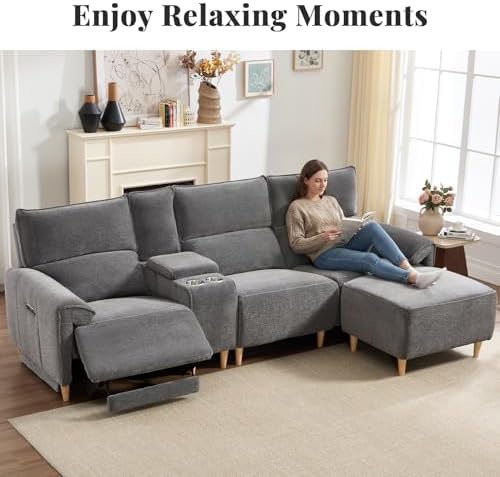 ANJ 3-Seater Left Recliner Sofa - Image 6