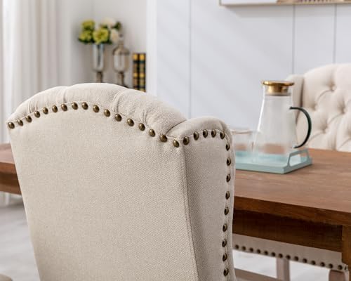 Upholstered Dining Chairs Set of 4 - Image 7