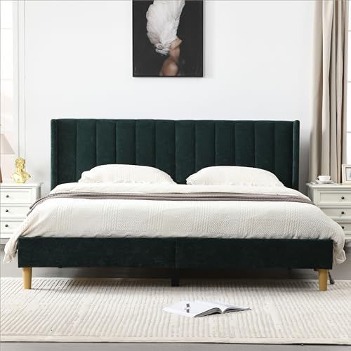 YUHUASHI King Bed Frame，Platform Bed - Image 3