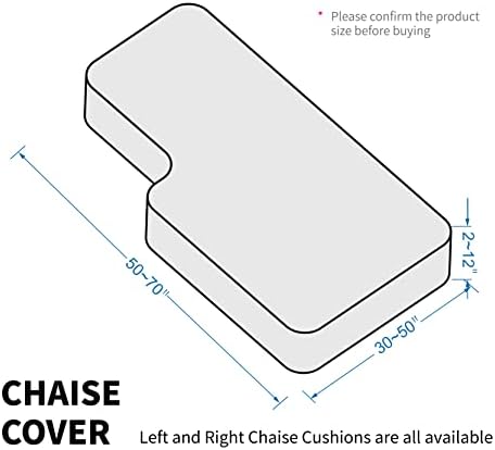MAXIJIN 1 Piece Velvet Chaise Cover Stretch Sectional Couch Covers - Image 6
