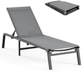 Ciokea Aluminum Chaise Lounge Ourdoor by CIOKEA