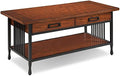 Leick Home Ironcraft Coffee Table, Mission Oak by LeickFurniture