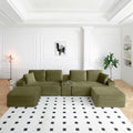 ivoros 125 Inch Modular Sectional Sofa Couch, Oversized Modern Cloud Couch by ivoros