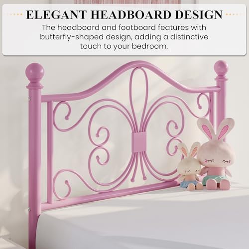SHA CERLIN Twin XL Size Metal Bed Frame - Image 4