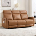 ANJ 77" Wide Manual 3-Setaer Nursery Recliner Sofa by ANJ