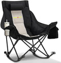 Unisakey Oversize Foldable Rocking Camping Chair300lbs Capacity, Light Gray by Unknown
