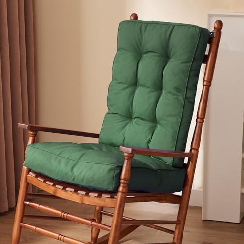IPYNBAP Rocking Chair Cushion, Waterproof and Fade-Resistant Patio Chair by IPYNBAP