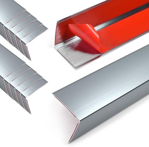 10PCS 48" Metal Corner Protectors, Aluminum Self Adhesive Corner Guards by Jiekayi