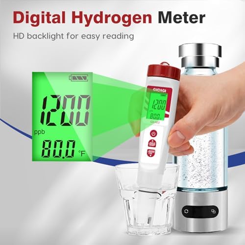 Water pH Tester, 4 in 1 pH H2 ORP ppm Meter - Image 4