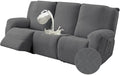 Gennia Waterproof Recliner Sofa Cover, 3 Seat Couch Cover, Dark Gray by Genina