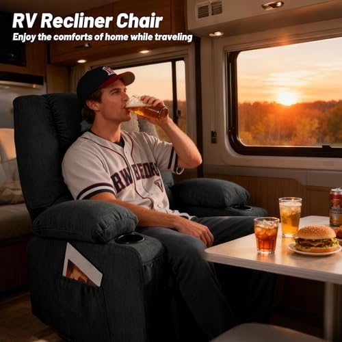 Oversized Swivel Rocker Recliner Chair - Image 6