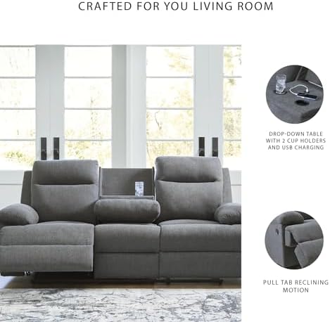 Signature Design by Ashley Reclining Sofa, Yarrow Lane - Image 5
