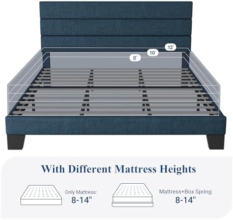 Allewie Cal King Size Platform Bed Frame - Image 7