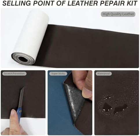 BSZHTECH Self Adhesive Leather Repair Patch Tape - Image 4