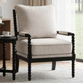 DUHOME Linen Fabric Spindle Accent Chair by DuhomeElegantLifestyle