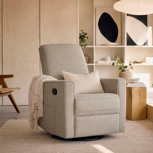 Evolur Raleigh Plus Nursery Glider Recliner, Warm Sand - Image 2