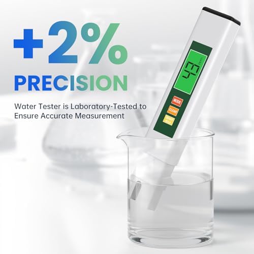 TDS Water Tester, 4 in 1 TDS Meter Digital Water Tester - Image 3