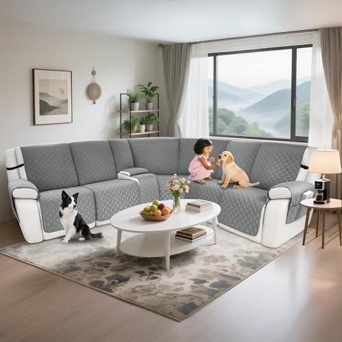Waterproof Sectional Reclining Couch Covers L Shaped Recliner Sectional Sofa - Image 2