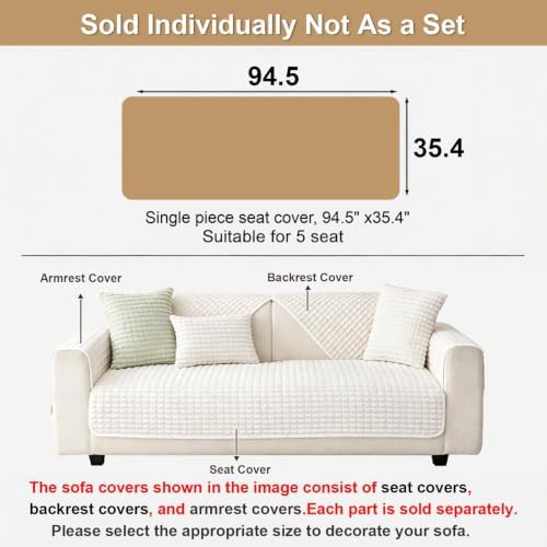 Soft Velvet Fuzzy Couch Covers Washable - Image 4