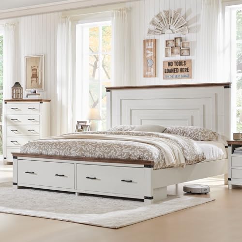 RedLemon 54" Farmhouse Queen Bed Frame by REDLEMON