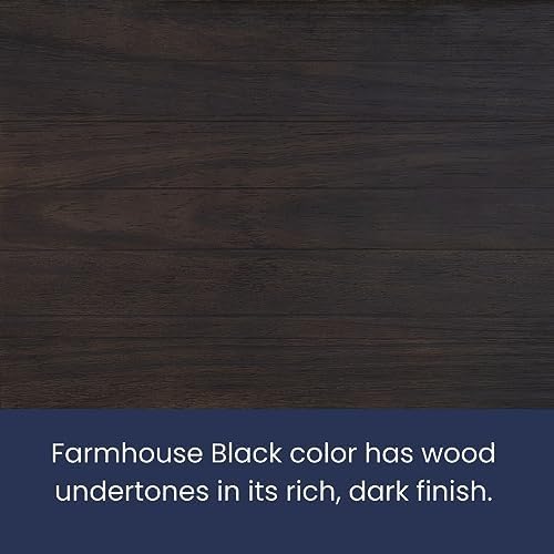 Grain Wood Furniture Montauk Solid Wood Bed, Queen Size, Farmhouse Black - Image 7