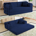 79" Memory Foam Sofa Bed, High Backrest Convertible Futon Boneless Couch by KSTNLUXQ