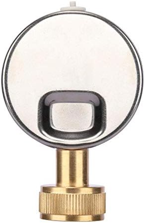 MEASUREMAN 2-1/2" Glycerin Filled Stainless Steel Water Pressure Test Gauge - Image 5