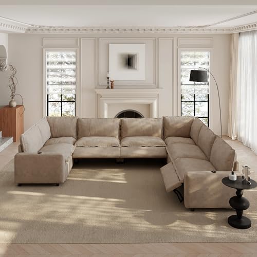 135.5" Power Reclining Sofa by SofaFurniture