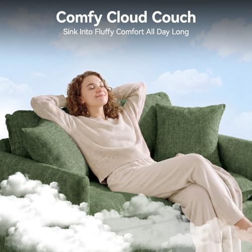 Cloud 3 Pieces Sofa Set, 1+1+2 Seater Couch, Modern Sofas Sets - Image 4