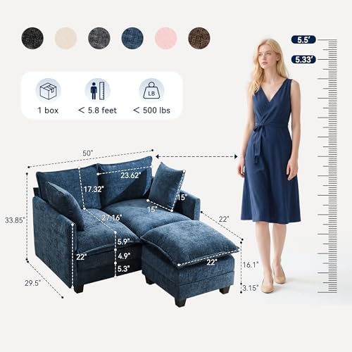 L-Shape Loveseat Sofa Couch - Image 2