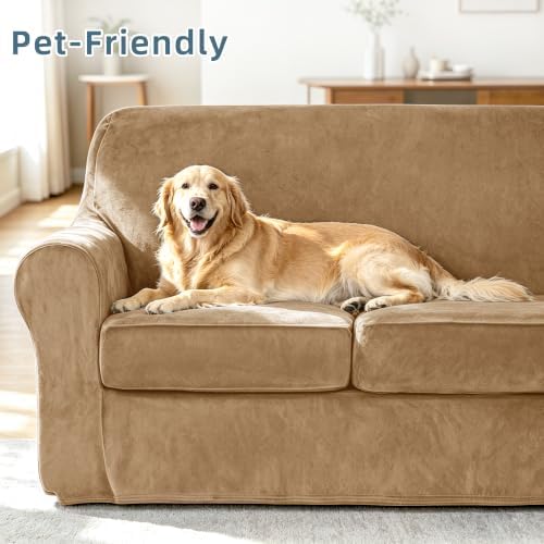 Luxury Velvet Sofa Covers for 1 Cushion Couch - Image 6
