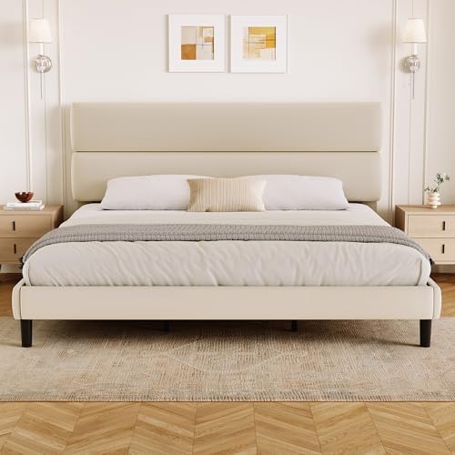 GRUSIGN King Size Platform Bed Frame by GRUSIGN