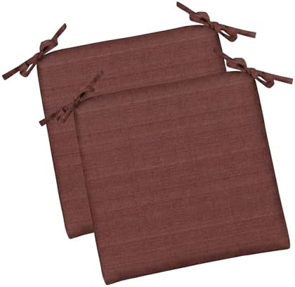 RSH DECOR: Sunbrella Foam Chair Cushions Set of 2 | 17" x 16" x 2" | by RSHDECOR