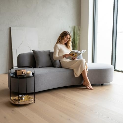 Container Furniture Direct 90" Curved Sofa by ContainerDirect