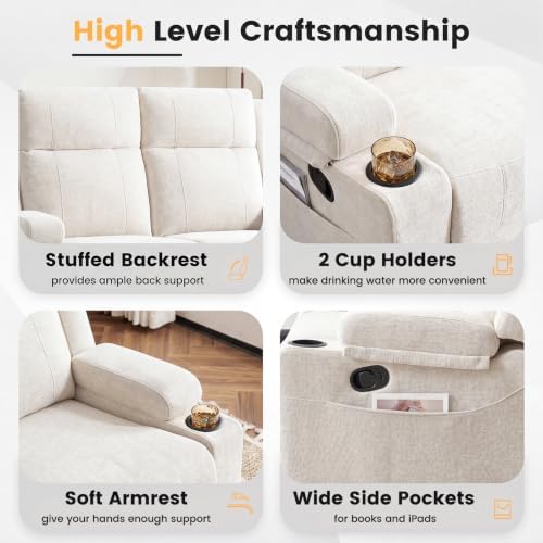 Recliner Loveseat, Double Recliner Loveseat - Image 5