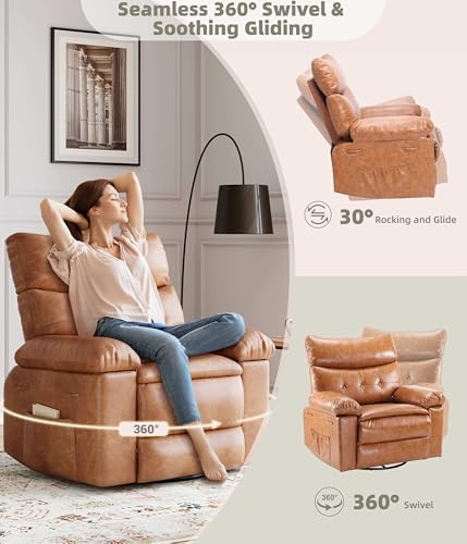 GarveeHome Leather Recliner Chair - Image 5