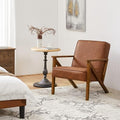 Yaheetech Mid-Century Modern Accent Chair, Lounge Chair, Light Brown by Yaheetech