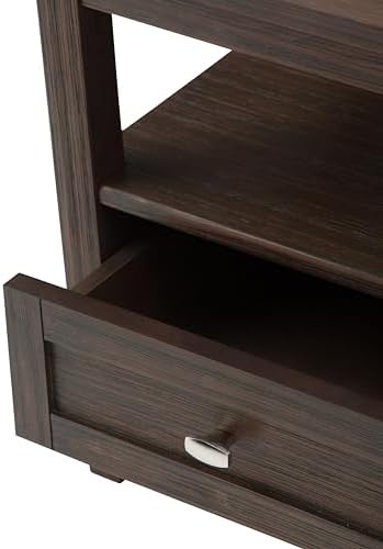 SIMPLIHOME Warm Shaker 20" End Tables in Farmhouse Brown - Image 5