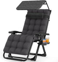 Suteck Zero Gravity Chair with Canopy, Reclining Camping Lounge Chairs by Suteck