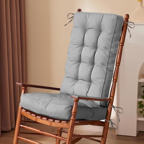 IPYNBAP Rocking Chair Cushion, Waterproof and Fade-Resistant Patio Chair by IPYNBAP
