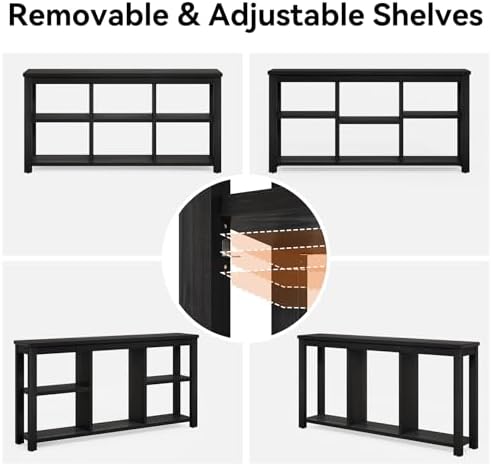Solid Wood Horizontal Bookcase - Image 5