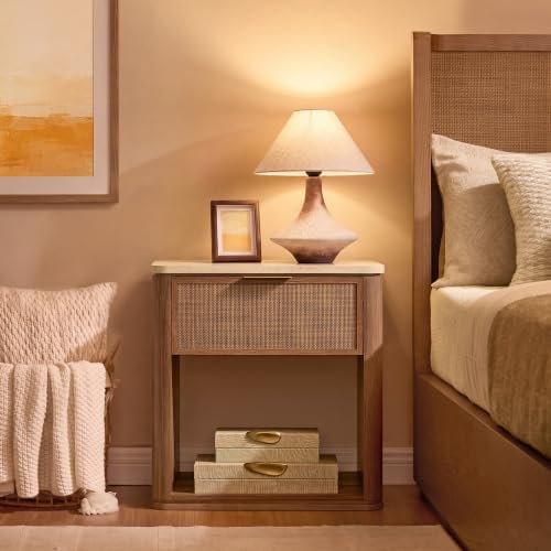 Night Stand, Rattan Nightstand - Image 5